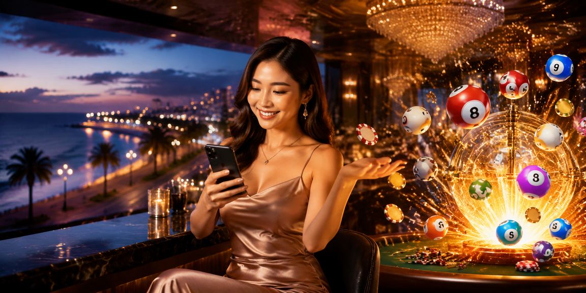 Malaysian lottery player checking daily winning numbers